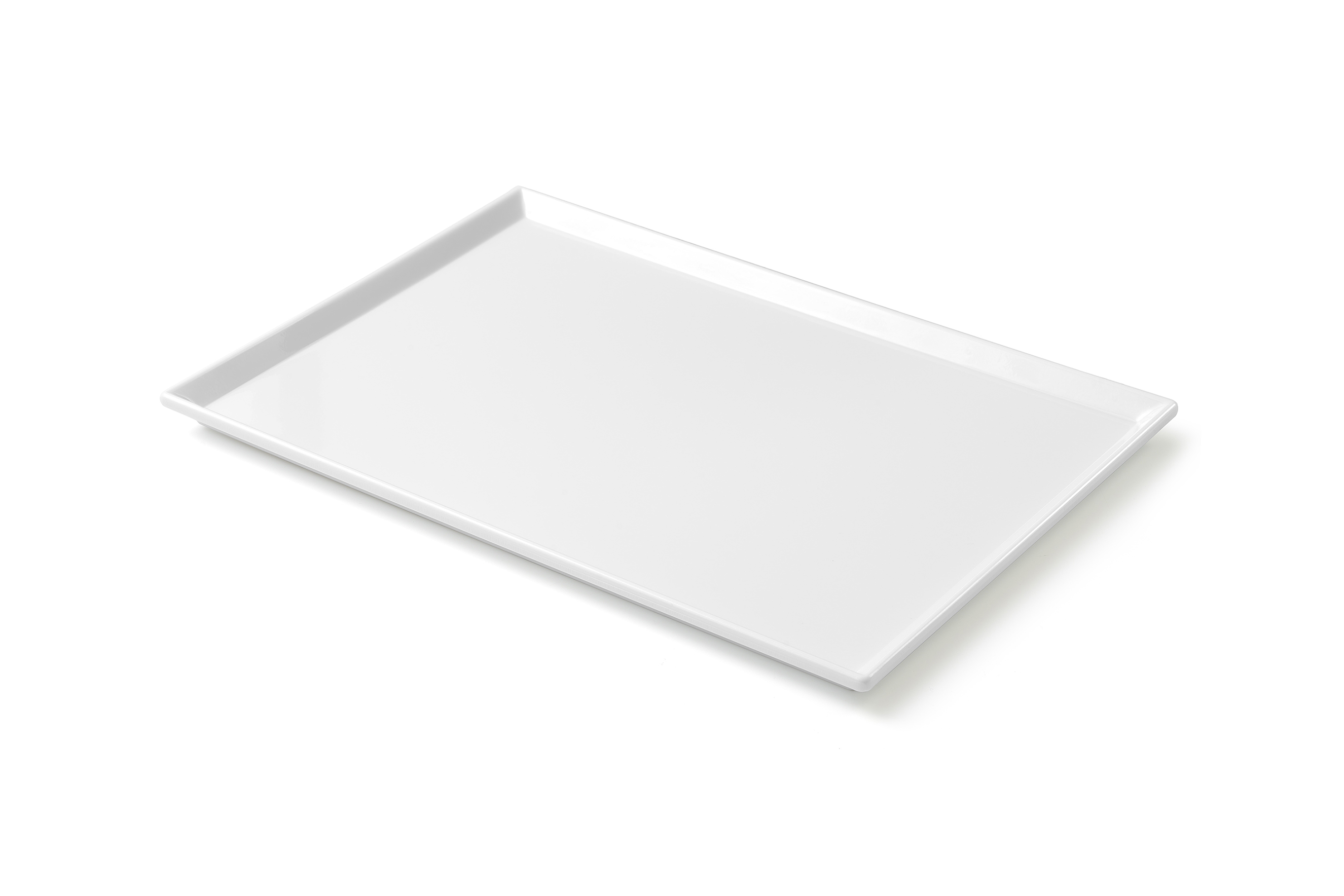 2810 Lara Sunum Tabağı Beyaz-35x25 cm - Koli İçi 30 Adet | İmsaş Melamin