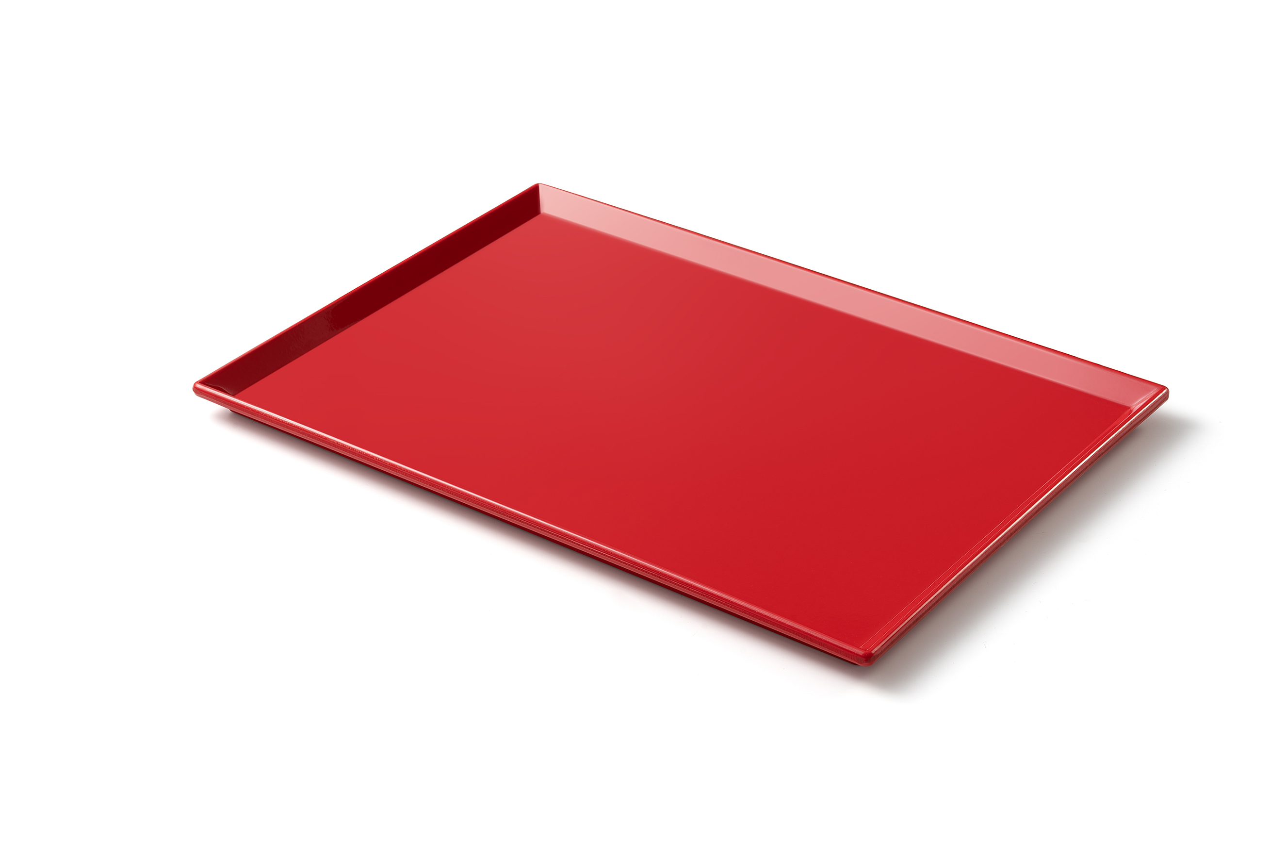 2811 Lara Sunum Tabağı Kırmızı-35x25 cm - Koli İçi 30 Adet | İmsaş Melamin